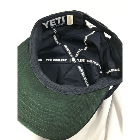 Yeti Coolers Adjustable Snapback Cap Rope Hat- One Size Navy Blue White - Picture 11 of 11